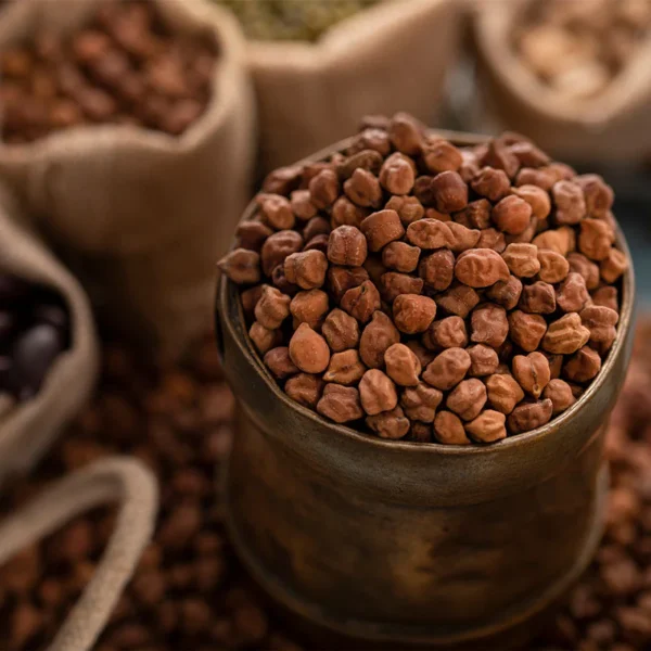 Organic black chana 1kg (Transparent packing)