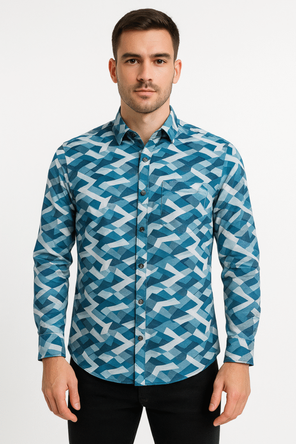 Almine new printed multi coloured shirt for men