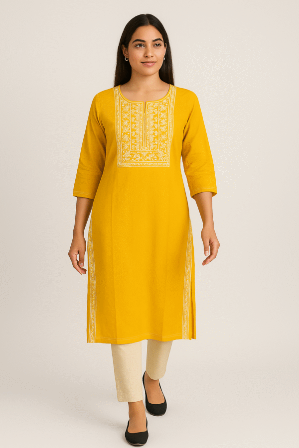 Lizza plain kurti for women