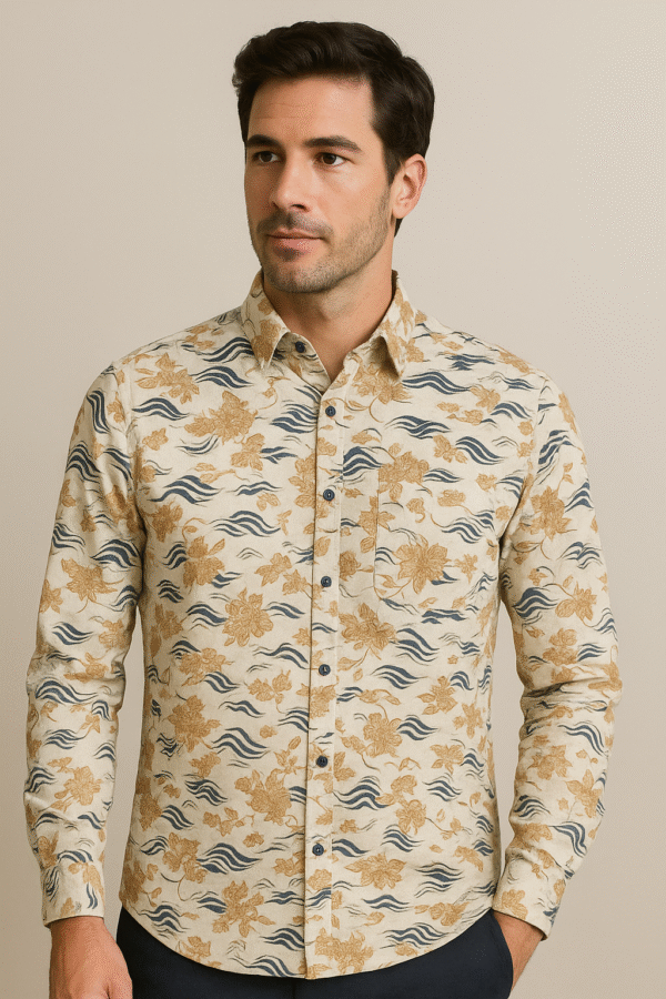 New arrival mens printed shirt