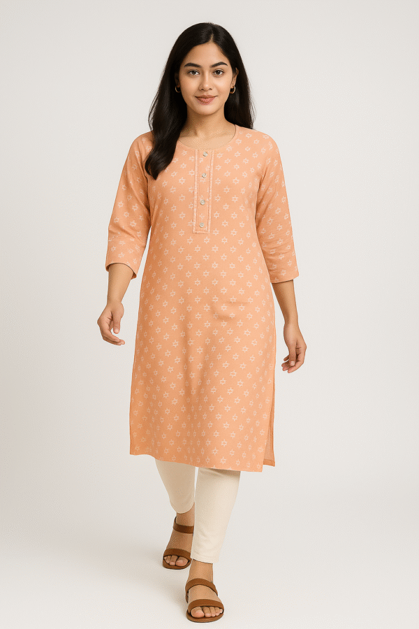 kz medium length kurti for women