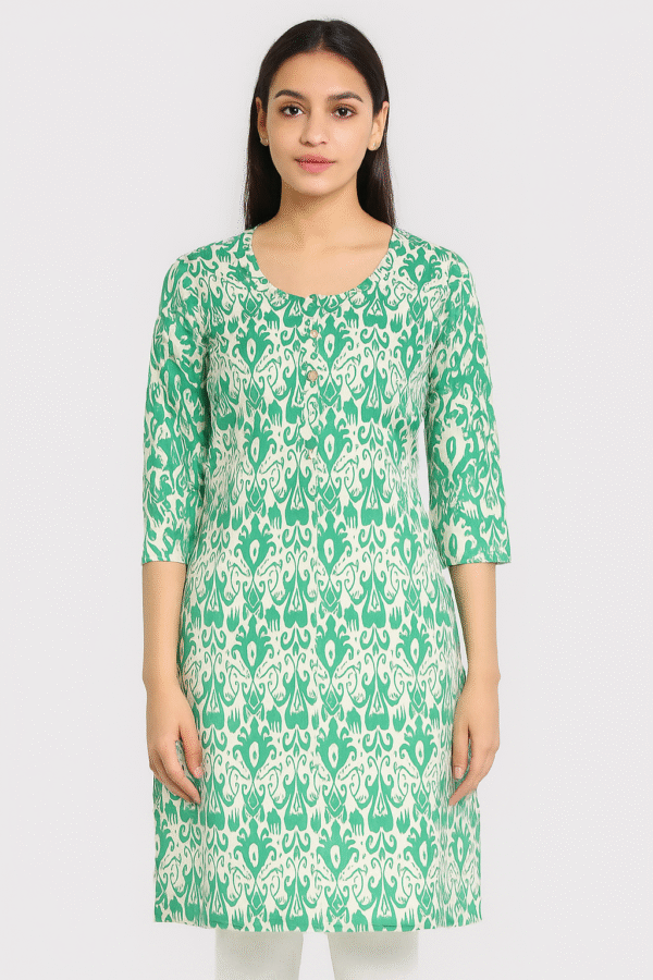 Mayuri sky printed kurti for women
