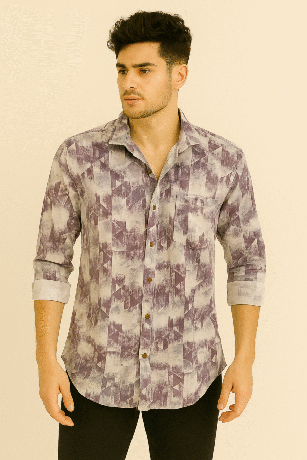 N INDIA TRENDY PRINTED SHIRT FOR MEN