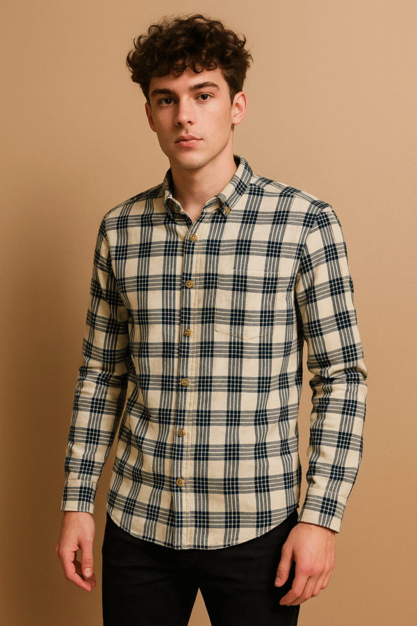 ALMINE new trendy checked shirt for men