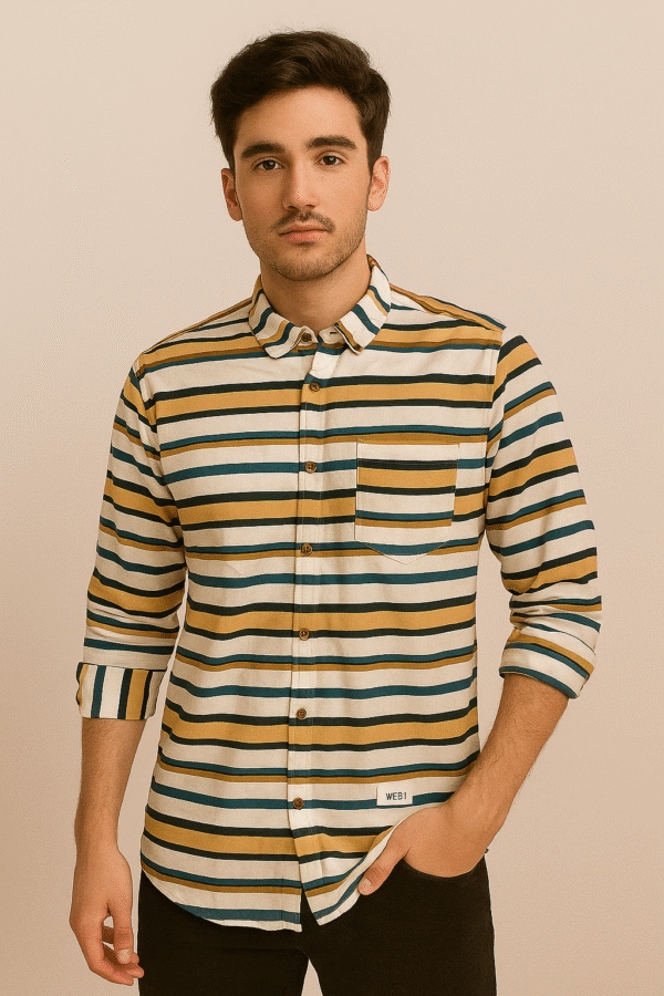 N INDIA trendy checked shirt for men