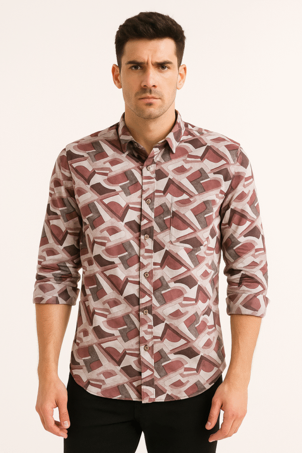 N INDIA PRINTED SHIRT FOR MEN