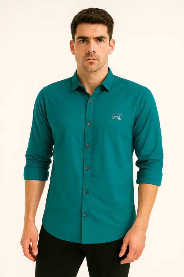ALMINE solid trendy shirt for men