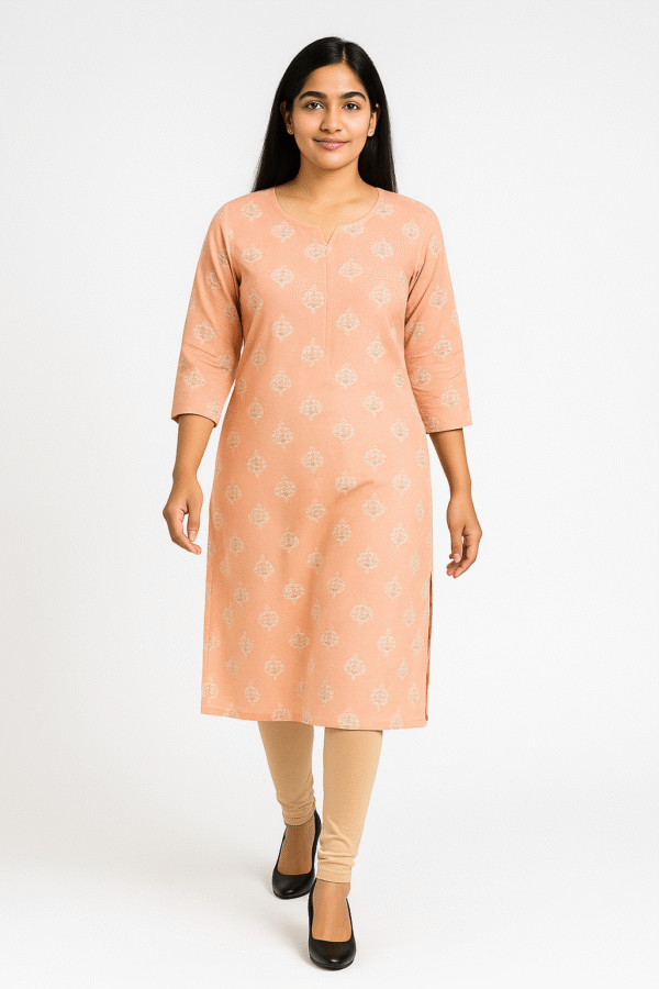 Cotton blend kurti for women