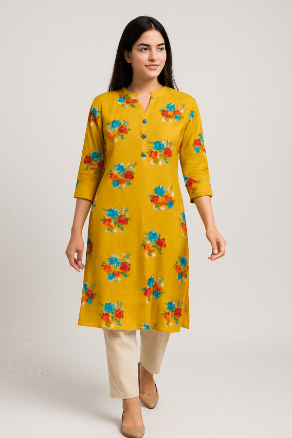 KZ cotton blend kurti for women