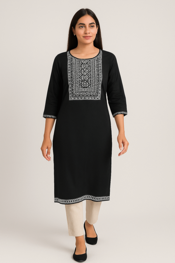 Liza cotton blend kurti for women