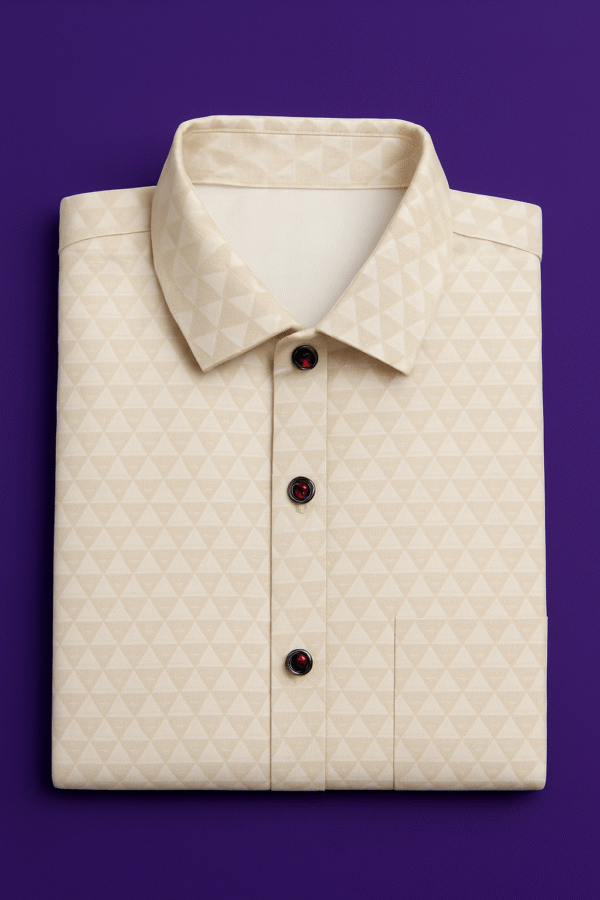 Cotton Silk mens full shirt