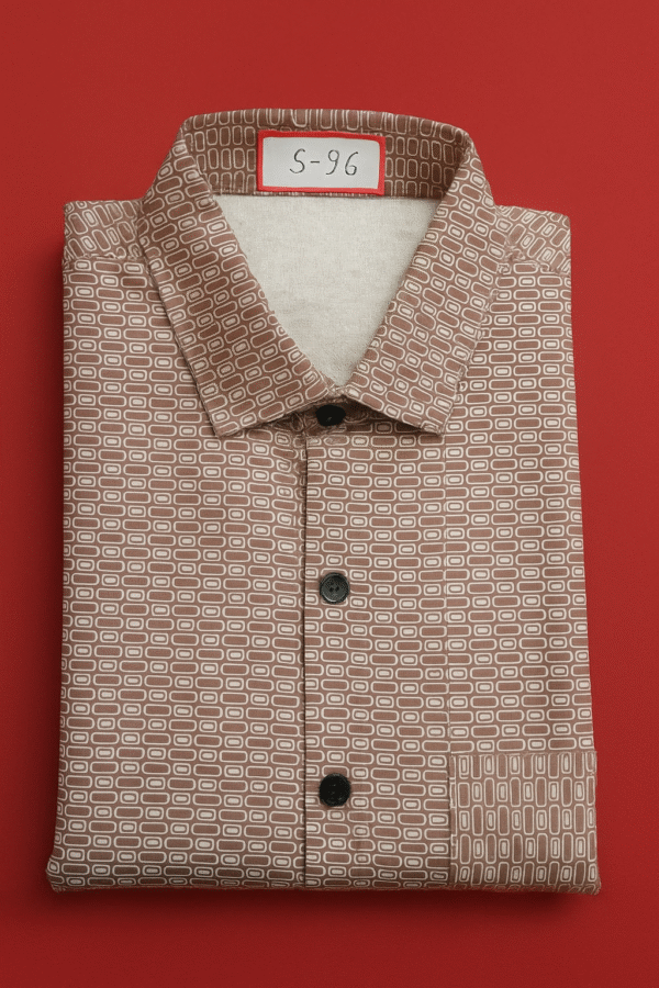 cotton silk mens shirt