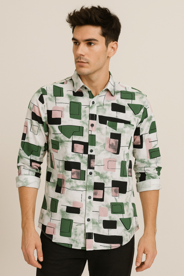 N INDIA Printed shirt for men