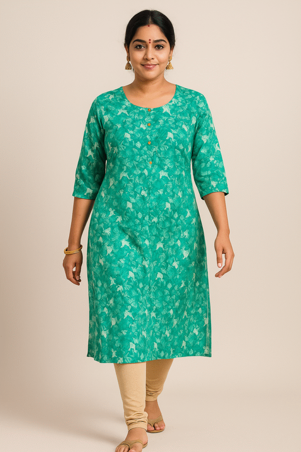Printed 3xl kurti for women