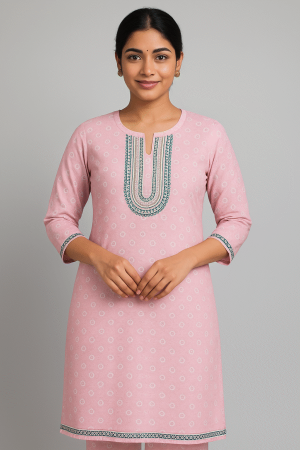 Rupali cotton blend kurti for women