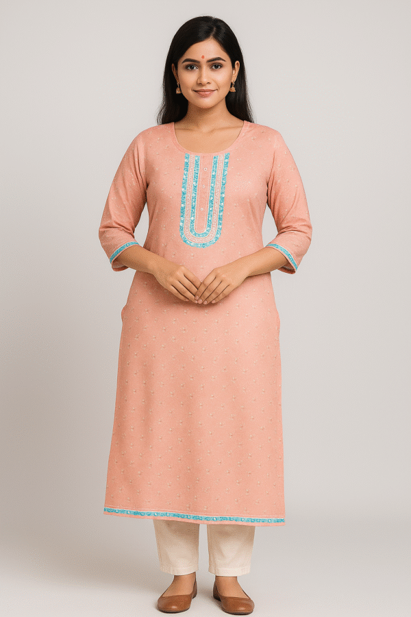 Rupali cotton blend kurti for women
