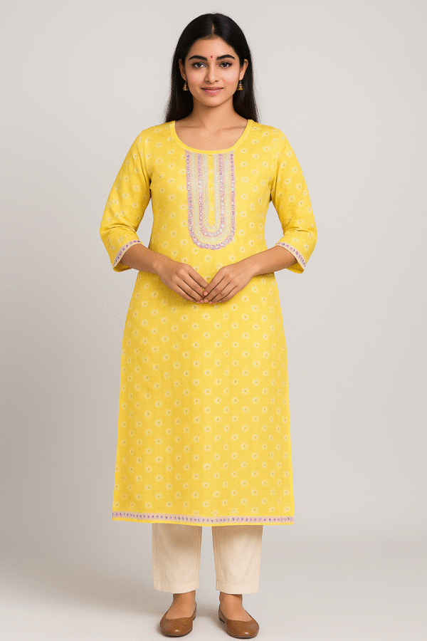 Rupali cotton blend kurti for women