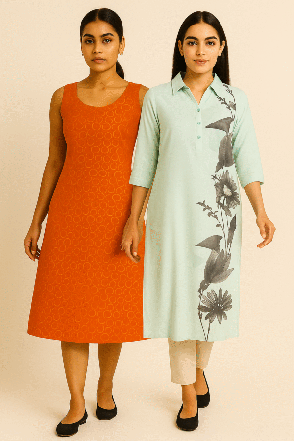 women combo kurti set only 299