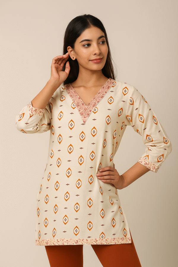 Trendy short kurti for women