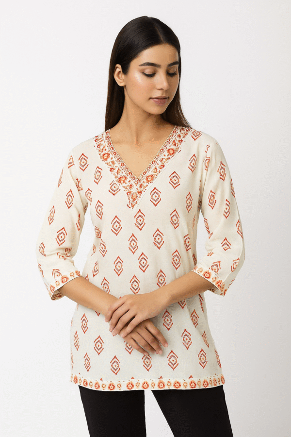 Trendy short kurti for women
