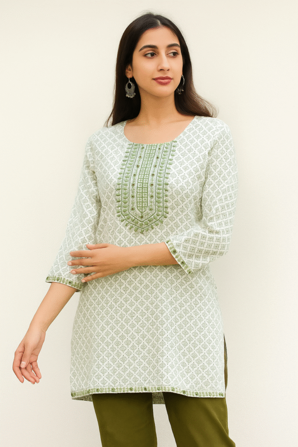 Trendy short kurti for women