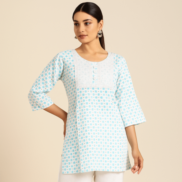 Trendy short kurti for women