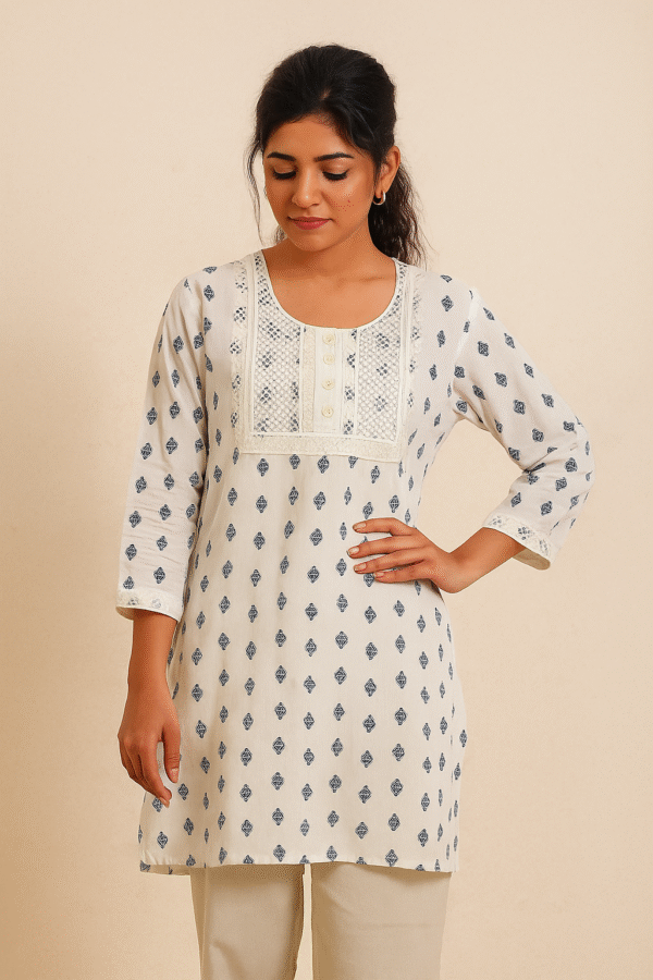 Trendy short kurti for women