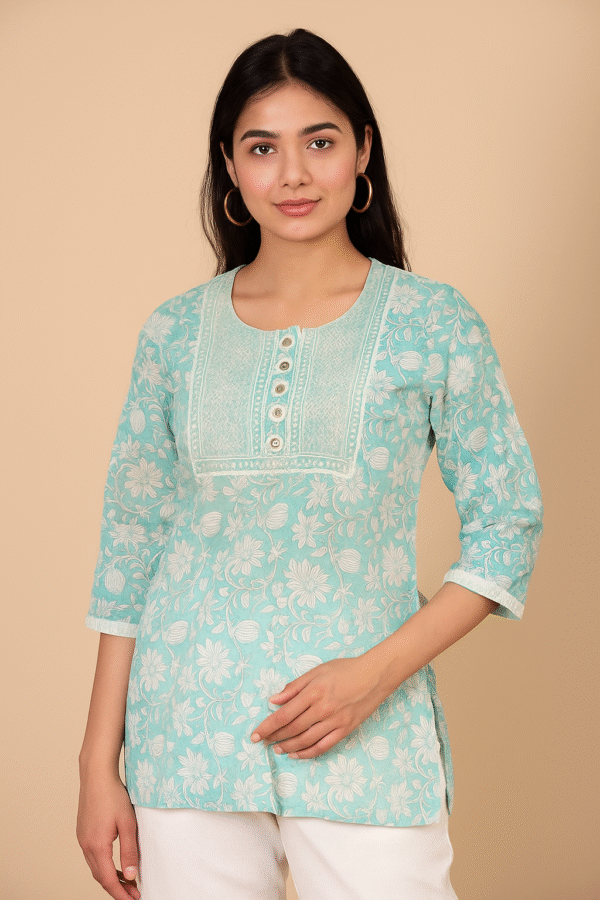 Trendy short kurti for women