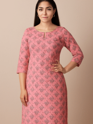 women cotton blend kurti