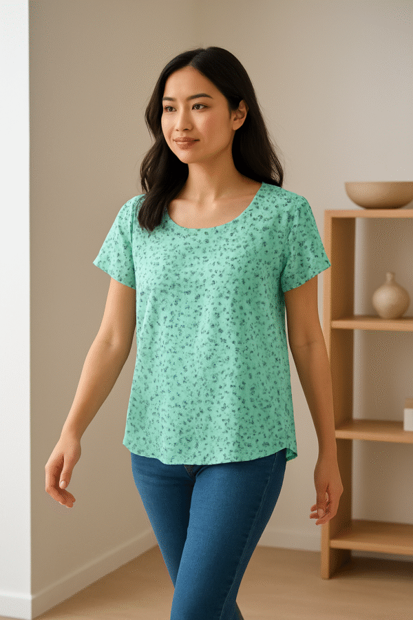 Trendy cotton girls short top