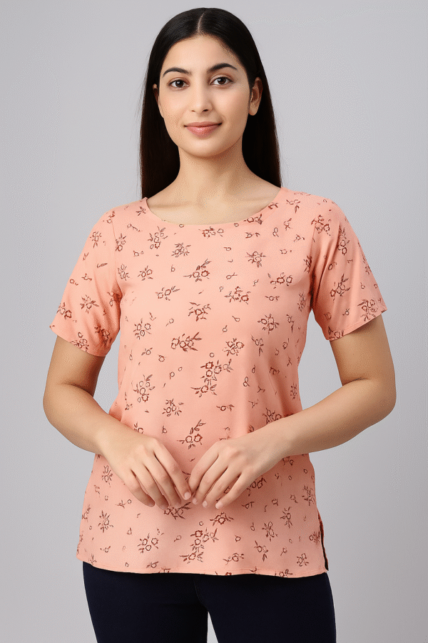 printed top for girls