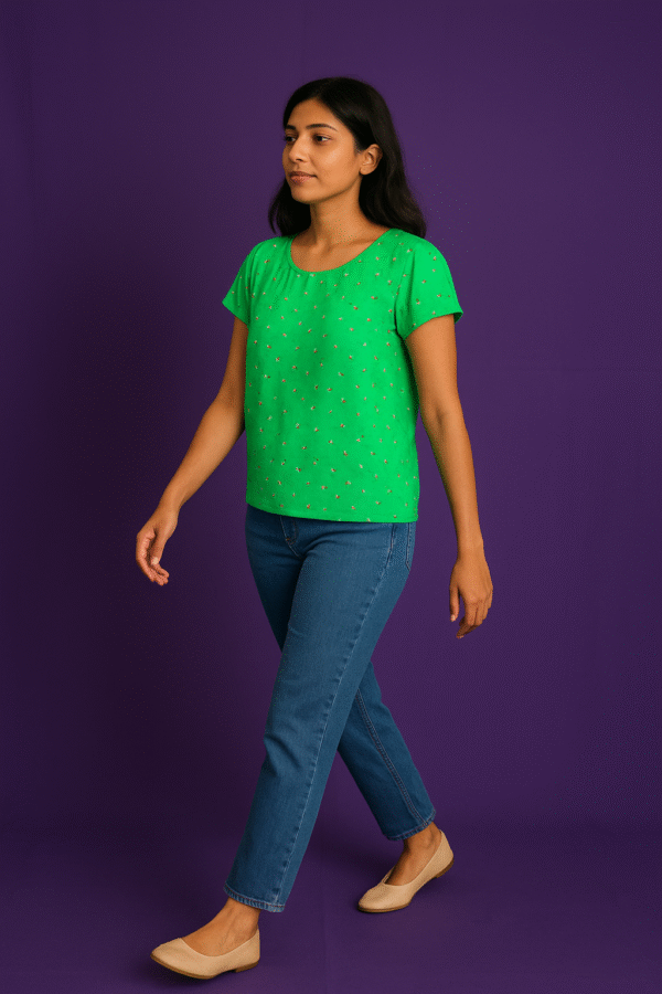 printed top for girl