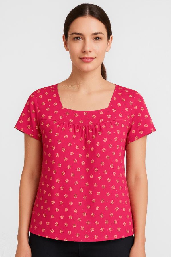 printed top for girl