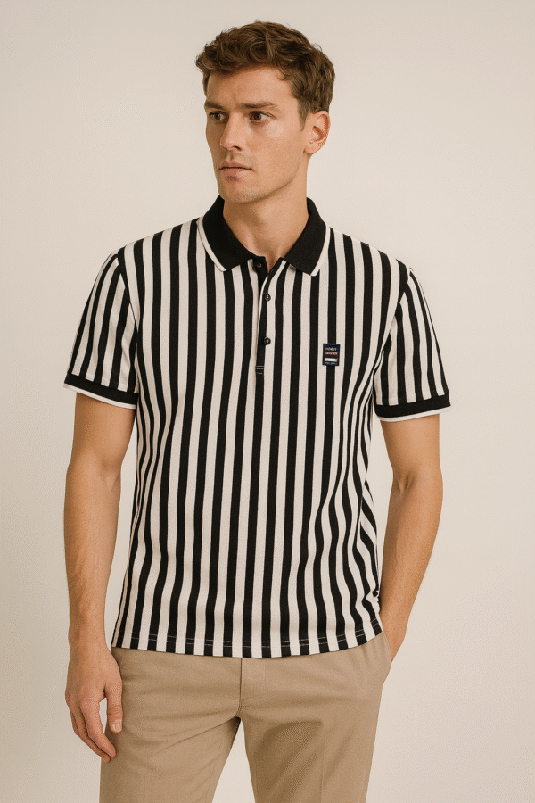 Strip line t-shirt for men