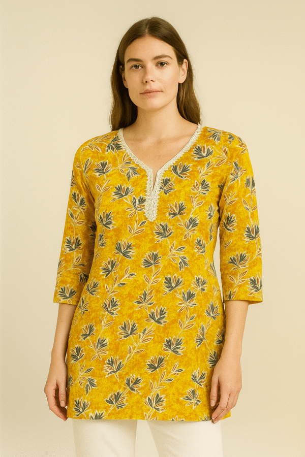 cotton blend kurti for women