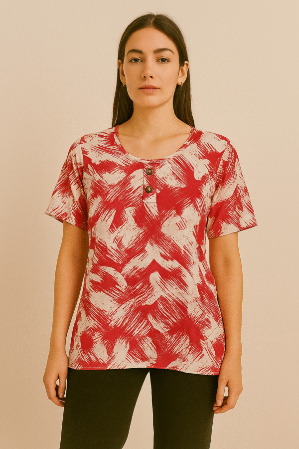 Trendy printed short kurti for women